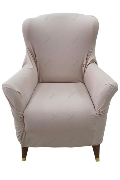 Bumedo Streç Lastikli Likralı Tekli Koltuk Kılıfı Berjer Koltuk Örtüsü Bal Peteği Kumaş