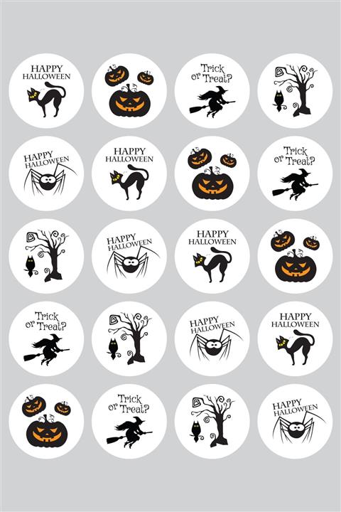 Funbou Sticker, halloween / 10 sayfa