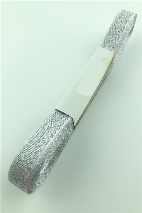 Hobigram Gümüş Rengi Simli Kurdele 1 Cm