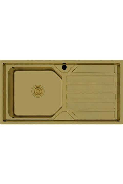 Crauf Lavello 9050 Altın Tezgah Üstü Evye Sağ 900x500x230mm