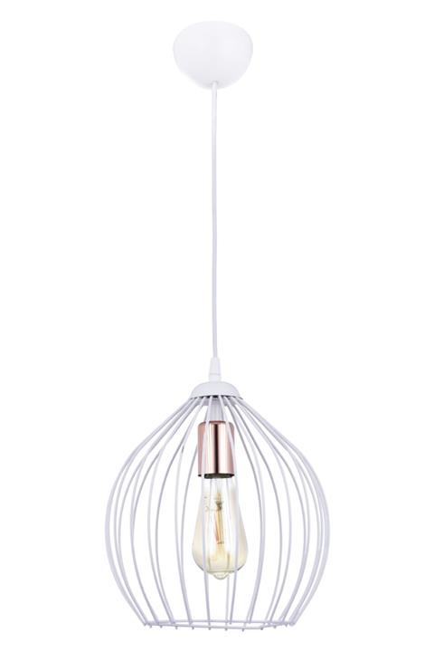 Nisa Avize Aydınlatma Tekli Balon Beyaz Mutfak, Genç Odası, Yatak Odası Avizesi