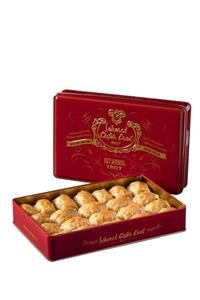 Şekerci Cafer Erol Kırmızı Teneke Kutu - Tereyağlı Antep Fıstıklı Baklava 1 Kg.