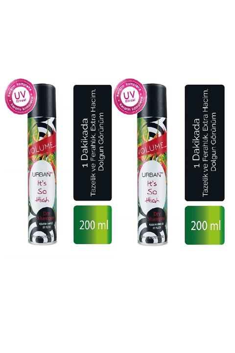 Urban Care Tazelik Ferahlık Sağlayan Hacimli Görünüm Ve Dolgunluk Veren Kuru Şampuan 200 Ml X2 Adet