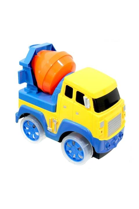 PASİFİK OYUNCAK Büyük Boy Pilli Çarp Dön Işıklı Ve Sesli Mikser Kamyon 20 cm