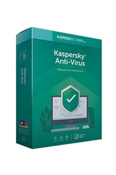 KASPERSKY Antıvırus 2019 Türkçe 2 Kullanıcı 1 Yıl