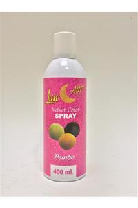 LunArt Pembe Kadife/velvet Sprey Boya 400ml