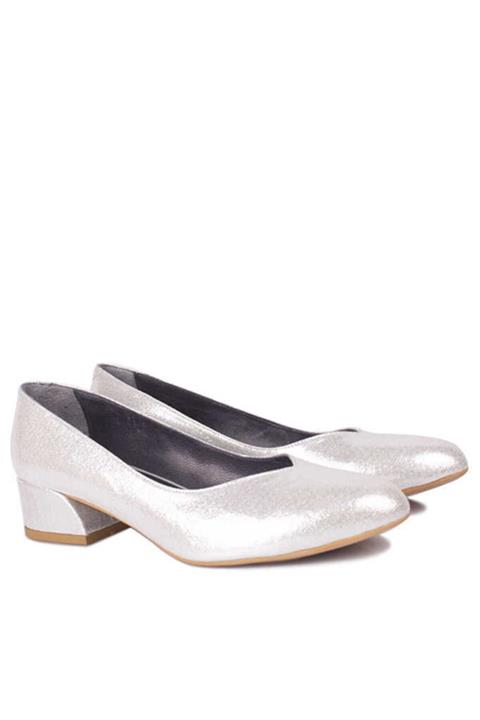 Fitbas 112302 771 Kadın Gümüş Büyük & Küçük Numara Ayakkabı