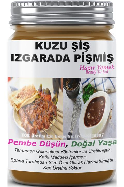 SPANA Kuzu Şiş Izgarada Pişmiş Ev Yapımı Katkısız 330gr
