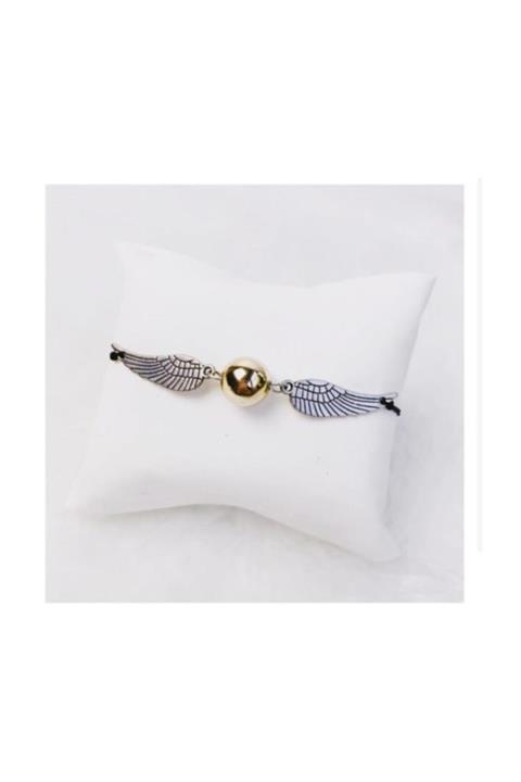 LapisButik Kadın Bej Harry Potter Golden Snitch Bileklik