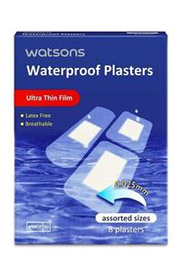 Watsons Waterproof Assorted Plasters 8s 4894532242566