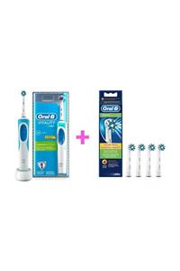 OralB Cross Action Şarj Edilebilir Diş Fırçası + Yedek Başlığı 4'Lü