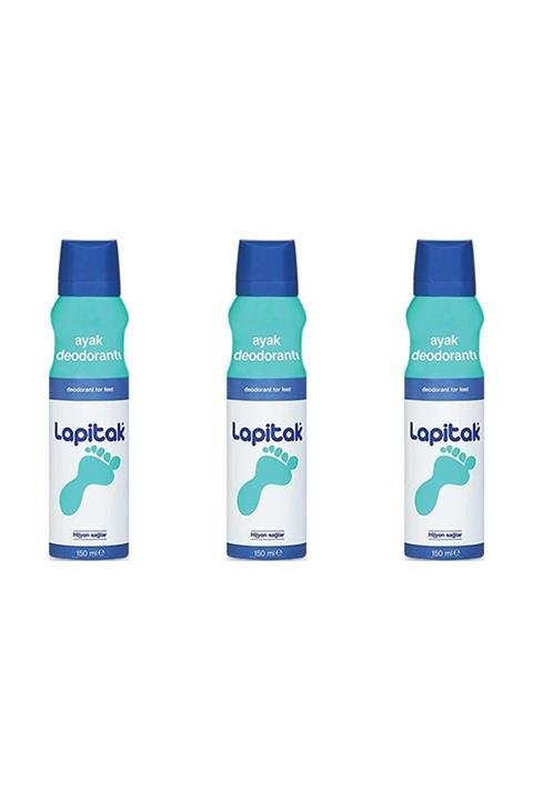 Lapitak Ayak Deodorantı 150 ml 3 Adet