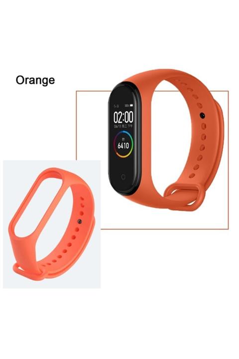 PUFWİN Xiaomi Mi Band 3 Ve 4 Uyumlu Silikon Kordon Kayış