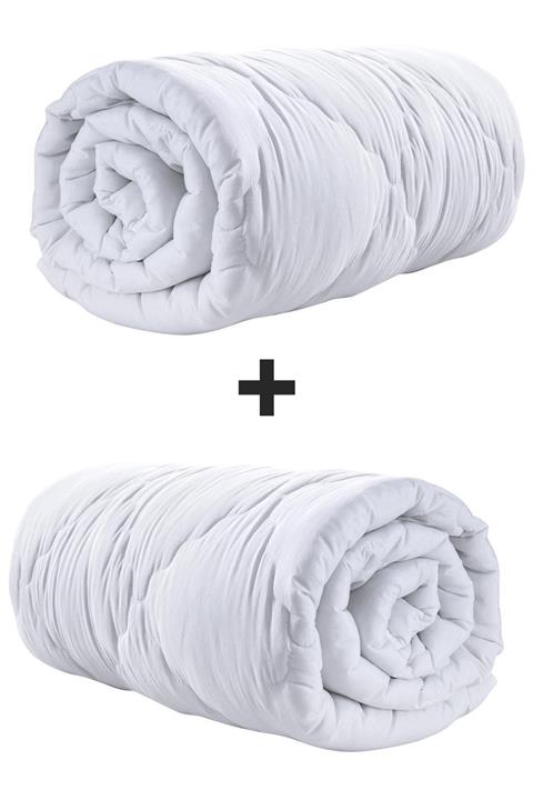 Zeynep Tekstil 2 Adet Çift Kişilik Silikon Yorgan