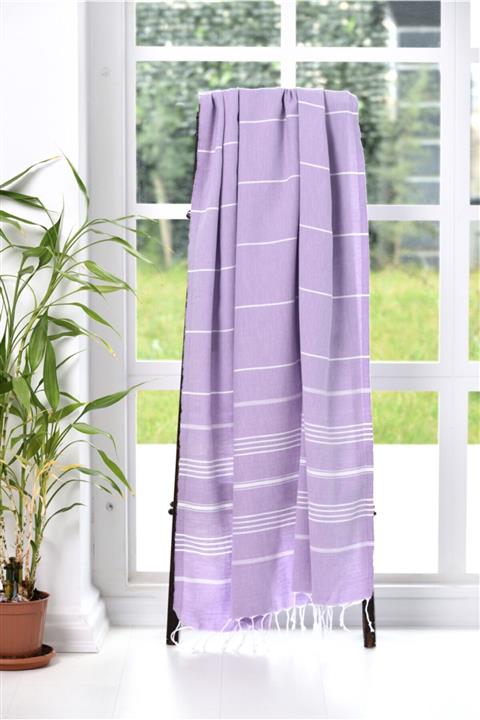 SL HOME CONCEPT Lila Çizgili Peştemal