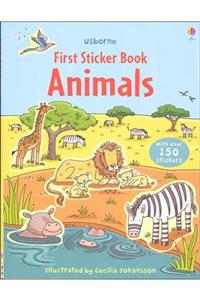 Usborne First Sticker Book Animals