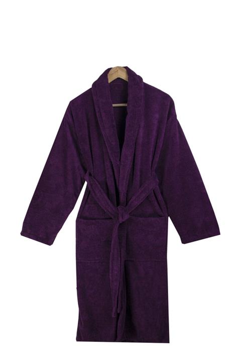 FG Home Mürdüm Unisex %100 Pamuklu Bornoz