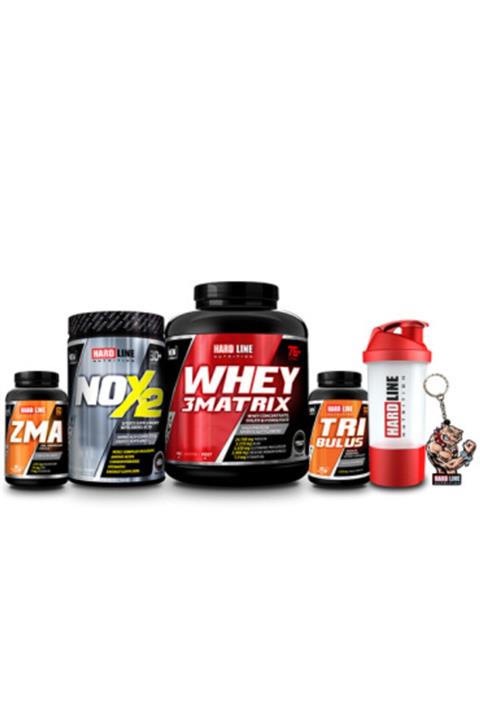 Hardline Nutrition Kas Yapılanması 3 Zma Nox Whey Tri Seti