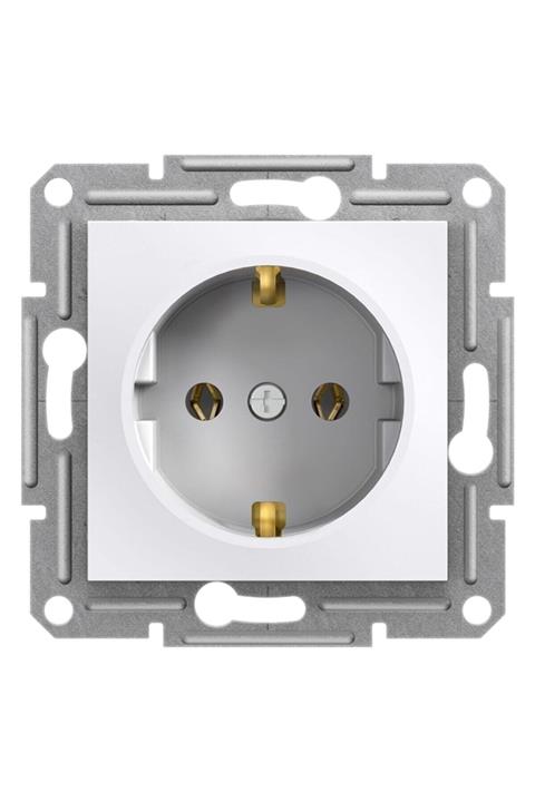 Schneider Electric Asfora Beyaz Topraklı Priz  Eph2970121