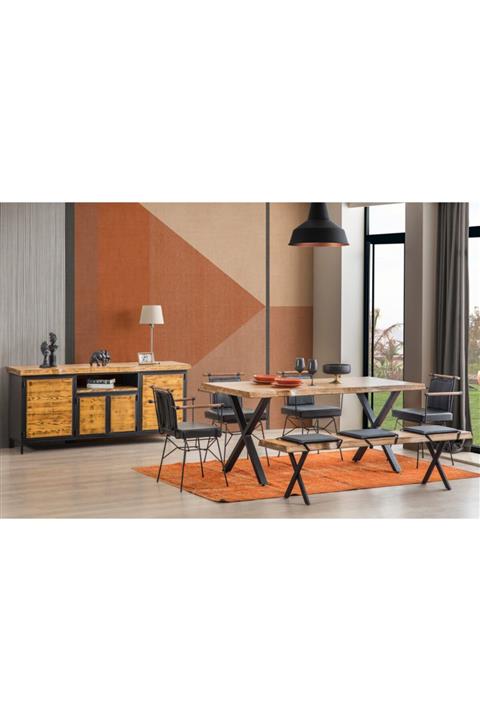 Eymense Wooden Yemek Odası Takımı