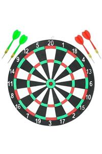 Niyet Çift Yüzlü Oklu Hedef Tahtası - Dart - 2 Oklu - 29cm