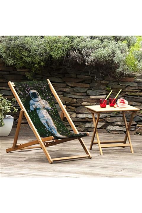 Adawall Astronot Katlanabilir Şezlong