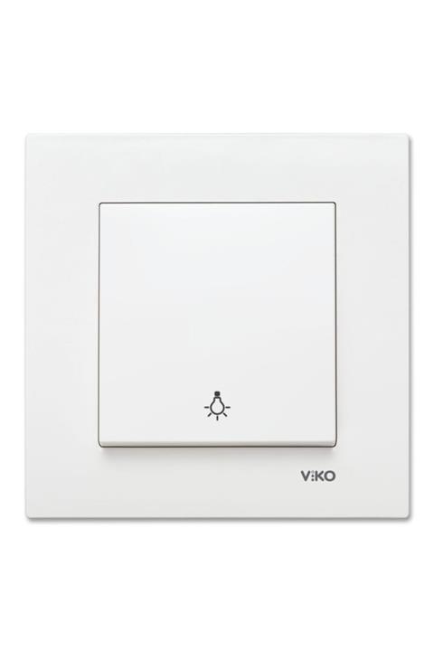 VİKO Kare Beyaz Işık Anahtar