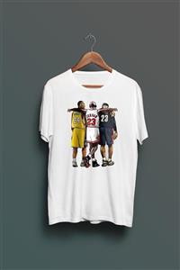 Nkys Moda Basketbol Stars Baskılı Unisex Tshirt