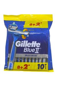 Gillette Blue2 Maximum Tıraş Bıçağı 8+2 Poşet