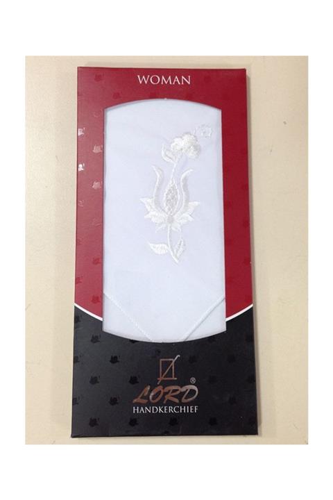 Lord Işlemeli Kadın Mendili