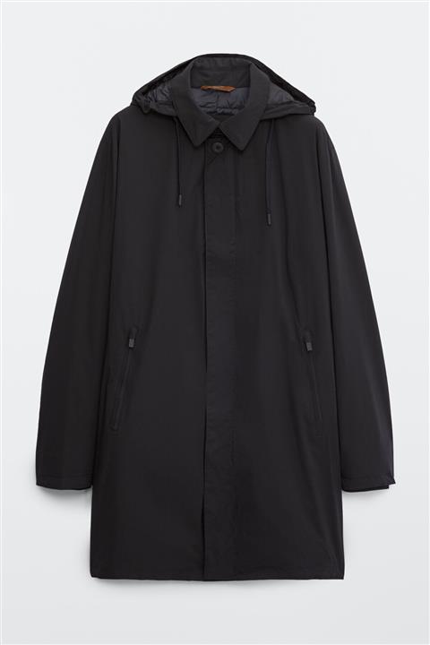 Massimo Dutti Erkek Teknik Kuş Tüyü Şişme Trençkot 03411225