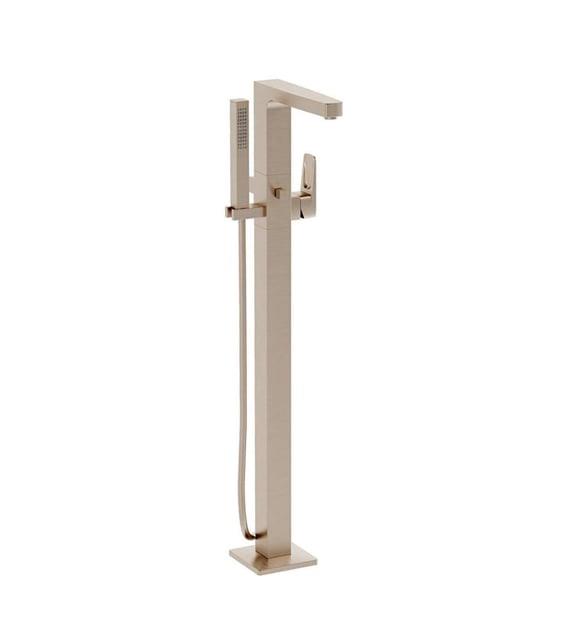 Artema Root Square A4276034 Küvet Bataryası, Yerden, El Duşlu, Fırçalı Nikel