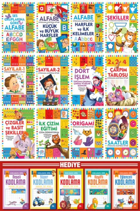 Halk Kitabevi Etkinlik Kitapları Seti ve Akıllı Kodlama Kitap Seti