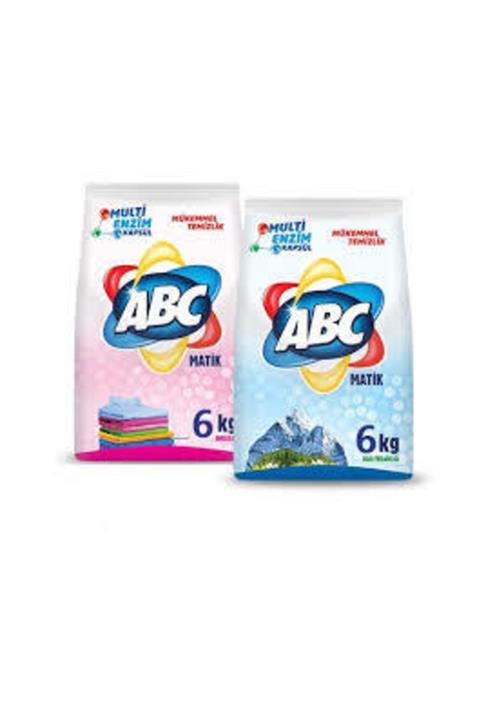 ABC Matik Toz Çamaşır  Seti  Renkli Ve Beyazlar Için Set 12 Kg