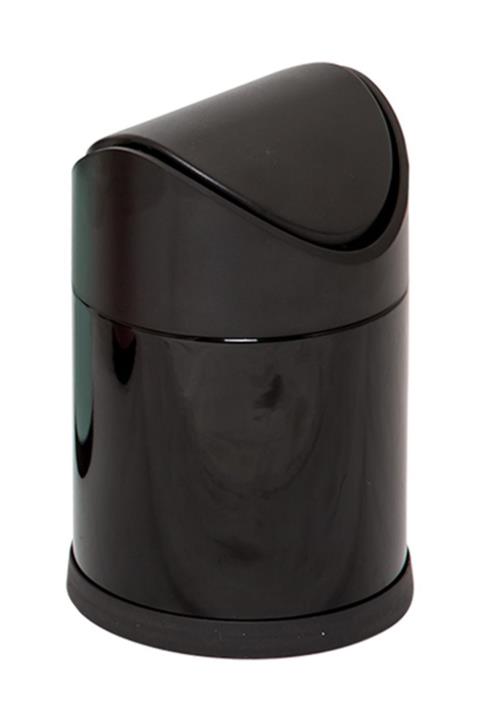 Foreca Siyah Masaüstü Sallanır Çöp Kovası
