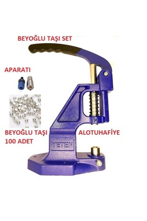 ALOTUHAFİYE Tulumba Pres Beyoğlu Taşı Set Aparat Ve 100 Adet Malz