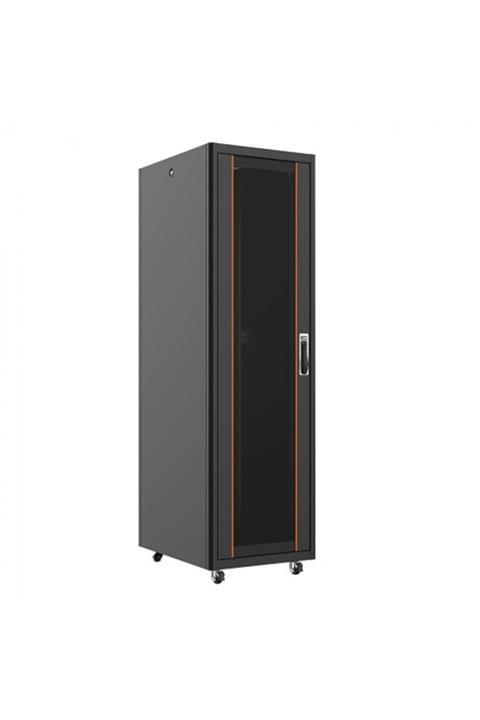 AGER 26u 600x800mm Dikili Tip Siyah Kabinet Vega Ag-vb26u6080s1 Cam Kapak