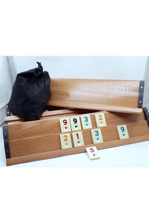 Trend Dünyası Özel Yapım Lüx Büyük Boy Ahşap Okey Takımı