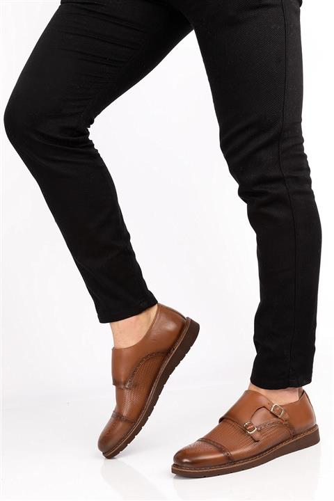 maximoda Erkek Taba Deri Oxford Ayakkabı