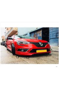 NilparTuning Renault Megane 4 Uyumlu  Ön Tampon Eki Plastik Boyasız 2016