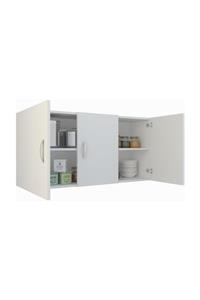 Kenzlife hazır mutfak dirca byz 060*120*22 mutfak banyo dolabı kapaklı raflı