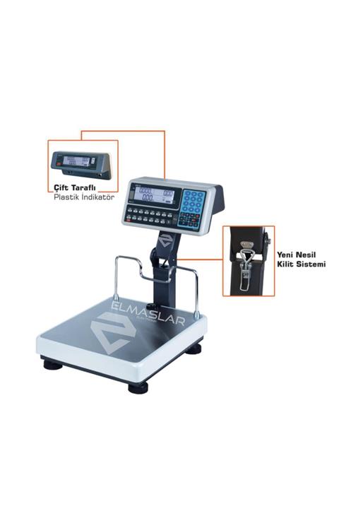 TEM 40x35 Katlanır Boyun Fiyat Hesaplamalı Terazi