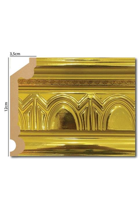 Dekonil Altın Audy Kartonpiyer 12cm(9.6 Metre)