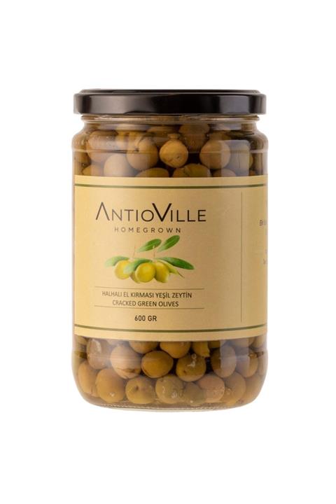 AntioVille Hatay Halhali El Kırması Yeşil Zeytin 600 gr / Green Olive