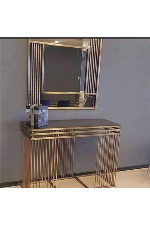 zey designer Metal Gold Ayna Dahil Dresuar