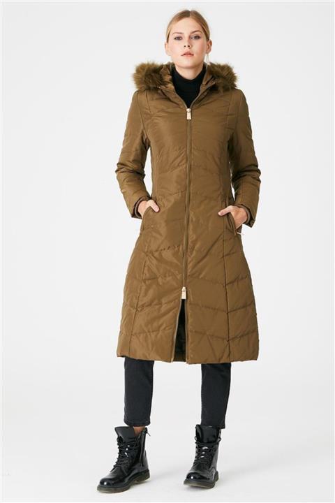 Kayra Kadın Haki Kaztüyü Mont Ka-a8-27011-21