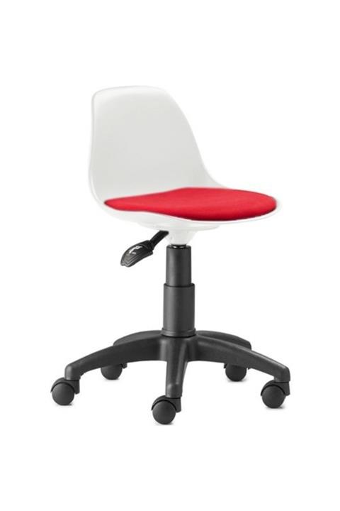 GüçlüTedarik Beyaz Kırmızı Kumaş Çocuk Koltuğu