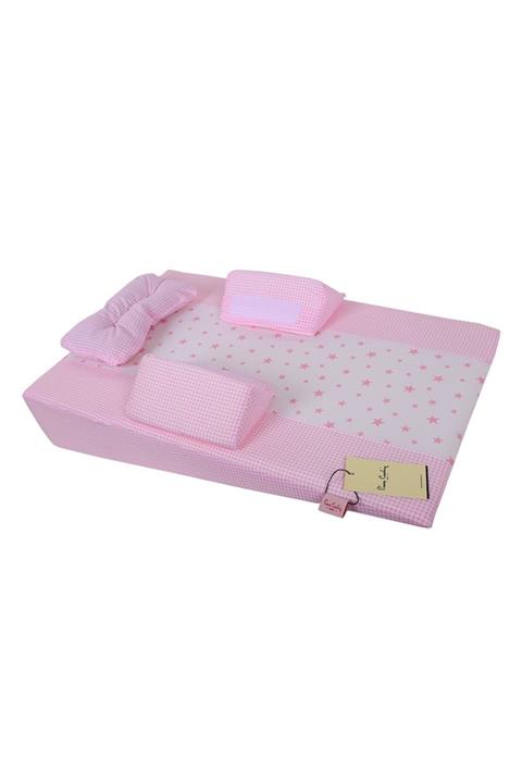 Pierre Cardin Baby Yıldızlı Geceler Reflü Yatağı Pembe