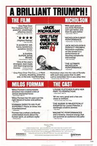 POSTER One Flew Over The Cuckoo's Nest (1975) 50 X 70 Zookeeper