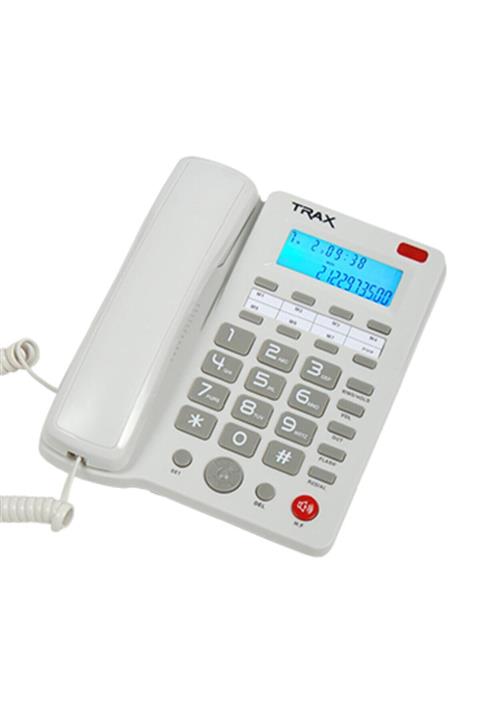 TRAX Tc 603 Ekranlı Masaüstü Kablolu Telefon Beyaz